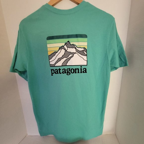 Patagonia Shirts Patagonia Regular Fit T Shirt Mountain Print Short